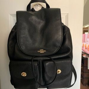 Coach Pebble Leather “Billie Backpack”